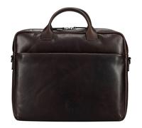 JOST sac d'ordinateur portable serviette pour ordinateur portable London Business Bag 1C. Brown marron foncé