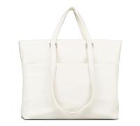 Jost Cuir serviette sac shopper pour ordinateur portable Vika Business Shopper Cream White écru