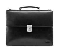 Jost Skagen Attaché-case Cuir véritable 40 cm Compartiment ordinateur noir