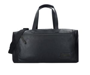 Jost Stockholm Weekender Sac de voyage en cuir 50 cm noir