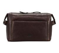 JOST Trousse de Toilette Glasgow Toilet Bag Brown Marron foncé