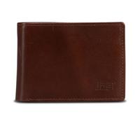 Jost Bags Porte-monnaie Vardo en cuir Protection RFID 10,5 cm Brun