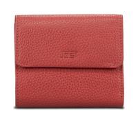 Jost Vika Porte-monnaie Protection RFID Cuir véritable 10.5 cm rouge