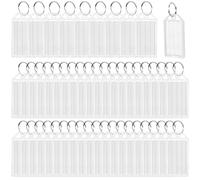 Jostift Lot de 50 porte-clés à écrire