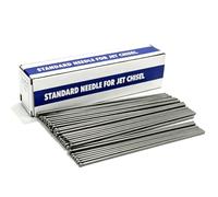 JOSTIVE Lot de 100 aiguilles de rechange pour dérouilleur d'aiguilles, 3 aiguilles de 180 mm pour l'élimination de la rouille, aiguilles de dérouillage industrielle élastiques, pour enlever par
