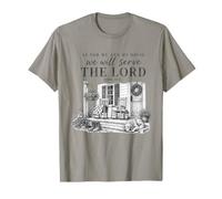 Josué 24:15 Quant à Moi et à ma Maison, Foi chrétienne, Famille T-Shirt