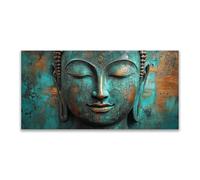 JOSUE Art Toile Paysage Zen Ambiance Moderne Paysage naturel Tableau décoration moderne imprimé sur toile pour Chambre Cuisine Bar(Brown 82)-70x140cm Sans cadre