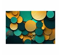 JOSUE Noir et Or Tableau Décoration Murale Salon Impression sur Toile Première ligne Image Tableau Decoration Murale Salon Chambre Maison(Argent 29)-30x40cm Sans cadre