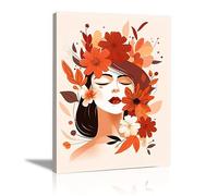 JOSUE Rouge, noir HD Imprimer Toile Peinture Affiche Impressions Sur Toile Decoration Salon,Tableau Cuisine Decoration Murale,Poster Mural - 30x40cm Encadrée