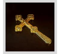 JOSUR Croix Grecque orthodoxe, for la Maison, Le Jardin, la Croix bénie, Les Accessoires de décoration d'église catholique Religieuse(Golden)