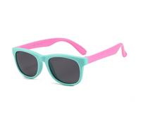 Jot501 Lunettes de soleil polarisées flexibles pour bébé, nourrisson et nouveau-né avec sangle de 1 à 6 ans, vert menthe, Taille unique