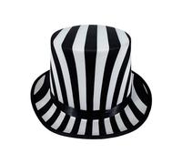 Jot621 Mini chapeau haut-de-forme Noir Taille unique