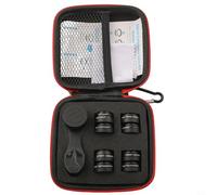 Jotekonoby 10 en 1 Kit d'objectifs de téléphone pour smartphone avec objectif grand angle Macro Fisheye Téléobjectif CPL Ensemble d'accessoires de photographie mobile 17 mm