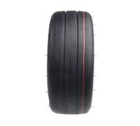 Jotekonoby 80/60-5 Pneu avant sans chambre à air pour kit de kart Mini Pro, pneu lisse sous vide compatible avec kart électrique et VTT, rouge + noir