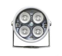 Jotekonoby 850nm LED infrarouge Vision nocturne Illuminateur, IP42 étanche en aluminium, construction en verre, portée de 50 m, faisceau de 90°, pour caméra de sécurité CCTV extérieure