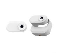 Jotekonoby Action du pouce HD 2,7 K : sports de plein air portables avec objectif grand angle, charge magnétique et matériau ABS, pour le cyclisme, la randonnée, les aventures (blanc)