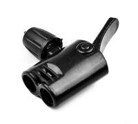 Jotekonoby Adaptateur de buse USB vers Royaume-Uni avec clip de gonflage pour l'entretien, connecteur de valve multifonction compatible avec les valves britanniques, (noir)