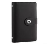 Jotekonoby Album de collection d'argent en papier à 50 pochettes pour billets de banque en plastique (noir)