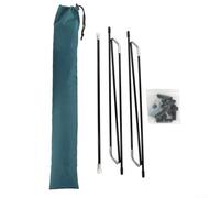 Jotekonoby Auvent pliable pour chariot - Imperméable - Tissu Oxford - Avec sac de transport - Pour camping, randonnée, jardin - 85,5 x 55 cm - Bleu