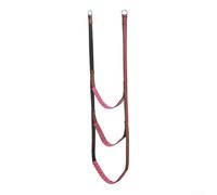 Jotekonoby Avec matériel de bateau pour kayak et échelle, corde d'embarquement à 3 marches pliable, échelons antidérapants en acier inoxydable 316 gonflable 100 (rouge)