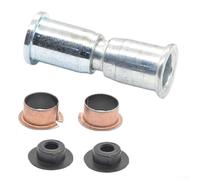 Jotekonoby Bague métallique pour serrure de cadre de vélo E-For - Manchon d'essieu pour vélo électrique pliable - Bague adaptateur de cadre d'amortisseur - Manchon d'arbre de verrouillage en laiton