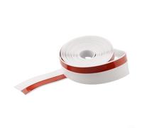 Jotekonoby Bande d'étanchéité en caoutchouc TPE résistant aux intempéries pour porte de garage et volet roulant, bloque la poussière, le vent, la pluie pour portes d'entrepôt (5 m, blanc)