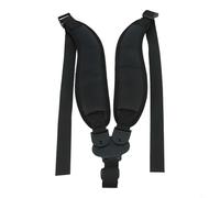 Jotekonoby Bandoulière de sac en nylon remplaçable 43 x 10 cm - Sangle de transport durable et résistante à l'usure pour équipement, noir (1 pièce)