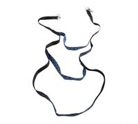 Jotekonoby Bateau à corde à 3 marches pour kayak et échelle gonflable en acier inoxydable 316 - Échelle d'embarquement pliable avec échelons antidérapants - Matériel pour bateaux - 100 (BULE)