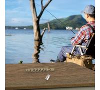 Jotekonoby Bfs Xg Kit de réparation de moulinet de pêche avec tige, demi-lune Pin Composant Métallique, Goutte d'eau Mécanisme de roue pour Spinning Gear - (Twists + Demi-Lune)