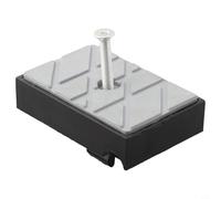 Jotekonoby Bloc de chaîne de convoyeur pour machine à bande de chant automatique et automatique pour plaqueuse de bord, plaque de pression de chaîne en plastique métallique résistant à l'usure, 3