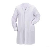 Jotekonoby Blouse de laboratoire unisexe en mélange de coton et polyester respirant avec 3 poches boutonnées sur le devant pour laboratoire, école, industrie, jeu de rôle, peinture à faire soi-même S