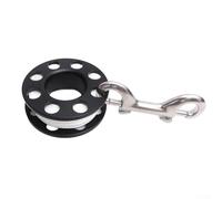 Jotekonoby Bobine de fil de plongée en nylon avec double crochet de 90 mm - Pliable et compact pour une utilisation sous l'eau - 15 m, 30 m, 50 m