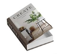 Jotekonoby Boîte de décoration en faux livres avec espace de rangement caché, accessoire de décoration d'intérieur élégant pour étagères et tables basses en plusieurs couleurs (FH-26)