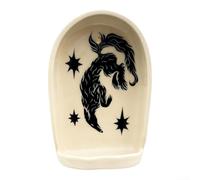 Jotekonoby Bougeoir mural moderne et minimaliste en résine fait à la main - Décoration d'autel artistique avec motif murmure de loon pour maison, salon, chambre à coucher (B)