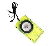 Jotekonoby Boussole de course d'orientation en plein air avec outil de lecture de carte pour randonnée, camping et activités de survie - Plaque de base en acrylique avec règle, échelle, loupe