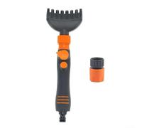 Jotekonoby Brosse de nettoyage de piscine - Filtre portable - Brosse de nettoyage de piscine avec embout pulvérisateur d'eau - Brosse de nettoyage puissante
