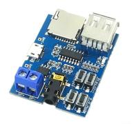 Jotekonoby Carte décodeur MP3 pour carte TF et lecteur de disque U, décodeur audio sans perte avec commutation de mode automatique, taille compacte 8 x 8 x 3 cm, prend en charge le format MP3