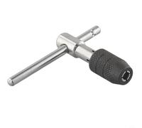 Jotekonoby Clé à taraud à cliquet avec poignée en T réglable pour -M12, outil de taraudage manuel avec construction en acier au chrome vanadium, compatible avec -M6(-M6)