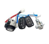 Jotekonoby Clé cylindrique de serrure de porte avec 2 clés pour démarrage d'allumage, compatible avec Hyundai Elantra 2015-2020, remplacement OEM 81905-F0500