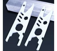 Jotekonoby Clé ouverte à double extrémité réglable 140 mm, outil en alliage d'acier 45# haute résistance avec revêtement noir résistant à la rouille pour réparations automobiles à domicile, bricolage