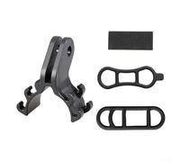 Jotekonoby Clip de fixation pour lampe de vélo avec sangle en silicone compatible avec vélos pliants en T pour vélo personnalisable (2)