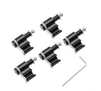 Jotekonoby Clip de guidage de câble de vélo en alliage d'aluminium pour siège - Convertisseur de fils pour câbles de frein et de levier de vitesse, compatible avec boîtier, 21,5 x 20 mm (C) (bleu)