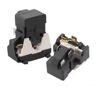 Jotekonoby Compresseur de réfrigérateur PTC Starter QPS2-B15MD3 de remplacement pour modèles, 1 broche ou 3 broches PTC pour relais pour compresseur de réfrigérateur protecteur de démarrage (3 broches