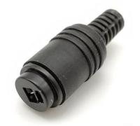 Jotekonoby Connecteur DIN à 2 broches pour systèmes audio HiFi, adaptateur de haut-parleur à vis, bornier de signal d'alimentation DIN en plastique noir pour équipement audio rétro (femelle)