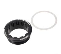 Jotekonoby Coque de verrouillage de roue libre en alliage d'aluminium à 12 vitesses, compatible avec le corps du moyeu M6100 M7100 M8100, usiné CNC, noir (bleu)