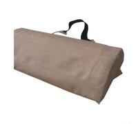 Jotekonoby Coussin ergonomique de soutien de tête pour chaises longues, coussin repose-nuque réglable en hauteur avec tissu respirant pour extérieur, plage, salon inclinable (café clair, 89 x 15 x 38