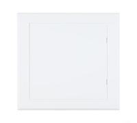 Jotekonoby Couvercle de trappe d'inspection pour mur, 100 x 100 mm à 200 x 200 mm, porte d'accès en ABS blanc avec design à charnière pour plomberie et systèmes électriques (170 x 170 mm)