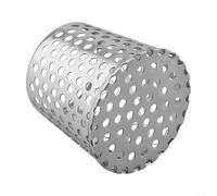 Jotekonoby Couvercle d'évacuation de sol en acier inoxydable 304 pour installation de jardin, balcon, piscine, composant de gouttière anti-obstruction avec bords lisses (75 mm)