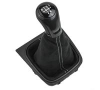 Jotekonoby Couvre-pommeau de levier de vitesse en cuir, housse de levier de vitesse manuelle pour boîte de vitesses MK5 MK6 MK3 (5 vitesses)