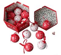 Jotekonoby Décorations de sapin de Noël - Boule en mousse texturée pour décoration de vacances, décoration de Noël esthétique scandinave pour Hutschenreuther Villeroy & Boch (B)